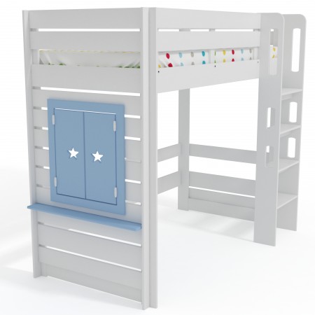 Кровать-чердак Малыш 1+ с окном, Bambini Letto