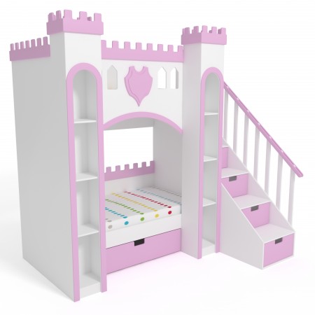 Детская двухъярусная кровать - Замок, Bambini Letto