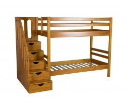 Детская двухъярусная кровать Журавушка массив сосны