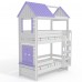 Кровать Домик Нежность 2К+ двухъярусная, Bambini Letto