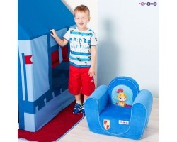 Игровое детское кресло Рыцарь Голубой