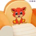 Мягкое детское кресло Котенок Бежевый+Оранжевый, PAREMO