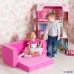 Раскладной игровой диванчик для девочки, цв. Розовый, PAREMO