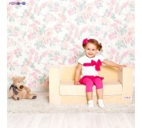 Раскладной бескаркасный диванчик для детей, цв. Бежевый