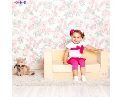 Раскладной бескаркасный диванчик для детей, цв. Бежевый