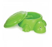 Песочница Черепаха с крышкой и игрушками (цвета в ассортименте)