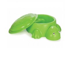 Песочница Черепаха с крышкой и игрушками (цвета в ассортименте)