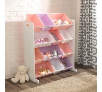 Система для  хранения с 12 контейнерами KidKraft (КидКрафт) Белый
