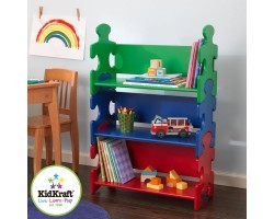 Система хранения "Пазл", яркий (Puzzle Book Shelf - Primary)