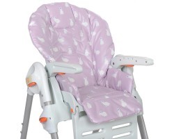 Съемный чехол Зайки на стульчик для кормления (водостойкое покрытие)