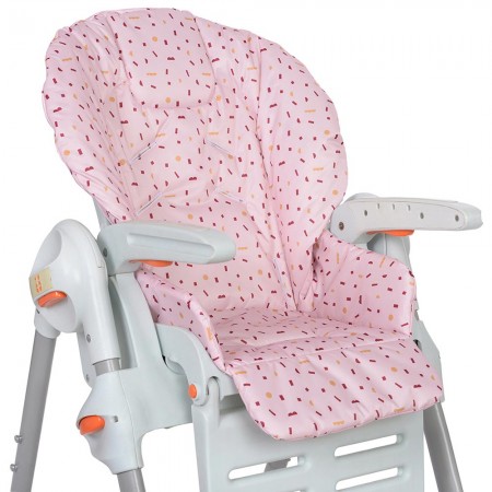 Съемный чехол Конфетти на стульчик для кормления