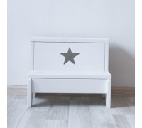 Табурет-лестница белый