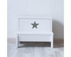 Табурет-лестница белый