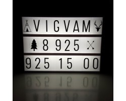 Наборное световое панно LightBox