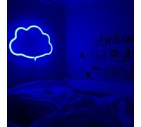 Неоновый ночник в виде облака