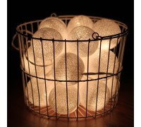 Тайская гирлянда белая