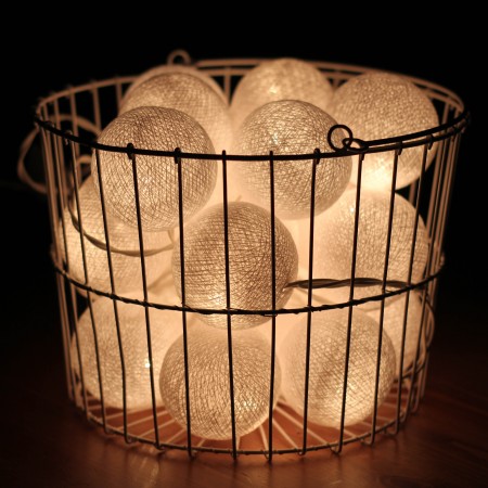 Тайская гирлянда белая, VamVigvam