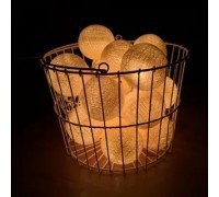 Тайская гирлянда бежевая