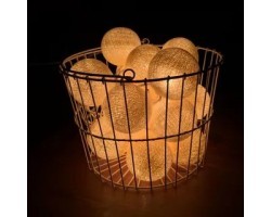 Тайская гирлянда бежевая