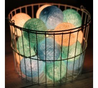 Тайская гирлянда голубая мята