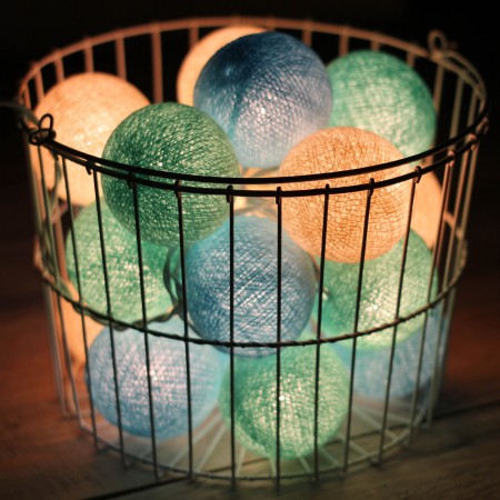 Тайская гирлянда голубая мята, VamVigvam