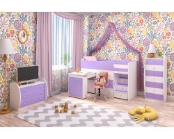 Кровать-чердак - Малыш 160х70 см