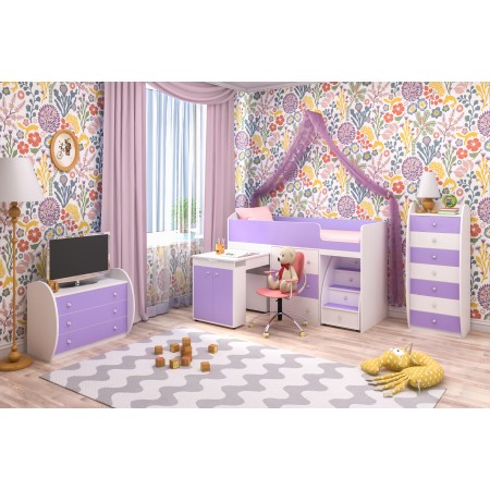 Кровать-чердак - Малыш 160х70 см, Ярофф  (Легенда, Гармония)