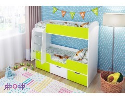 Кровать двухъярусная «Малыш Двойняшка»