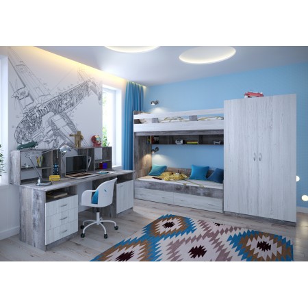 Кровать двухъярусная Юта 2