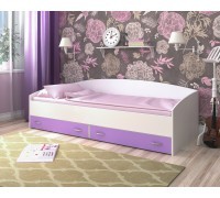 Кровать с выкатными ящиками